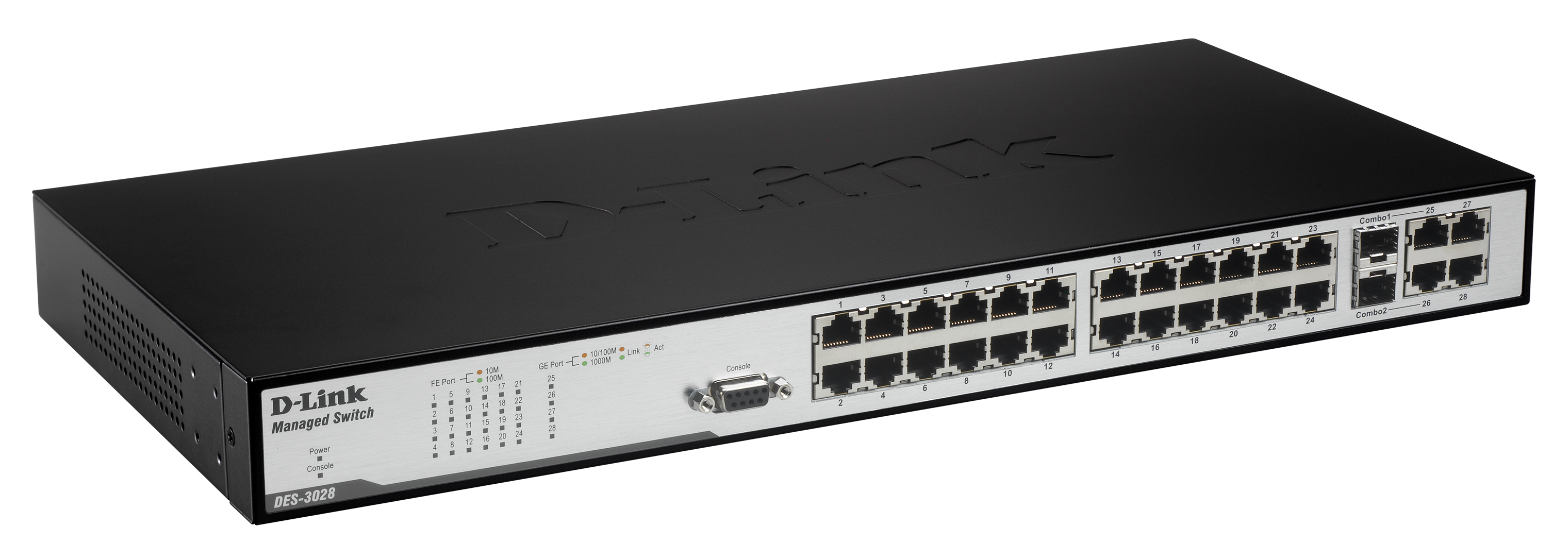 24 Port Managed PoE+ Switch, Layer 2 Gigabit Switch