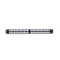 UNSHIELDED BLANK PATCH PANELS FOR ANGLED JACKS